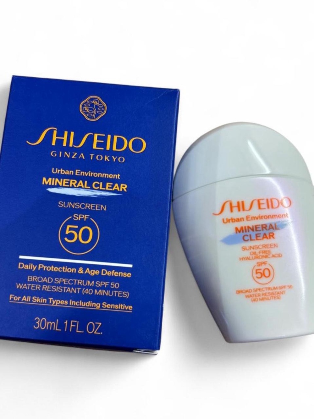 Shiseido Mineral Clear SPF 50 Sunscreen -